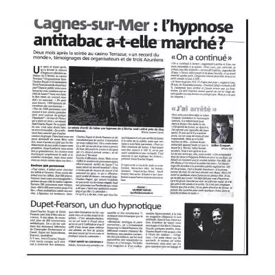 Témoignages arret du tabac dans la presse